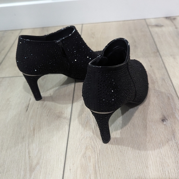 Xappeal black sparkly booties - Picture 2 of 3